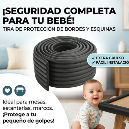 2 Mts Tira Protección Bebes Seguridad Bordes Esquinero Niños