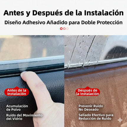 4m Tira De Goma Sello De Ventana Carro Auto Forma V Aislante