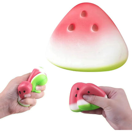 Squishy Juguete De Sandia Antiestrés Apretable Niños Regalo Rojo