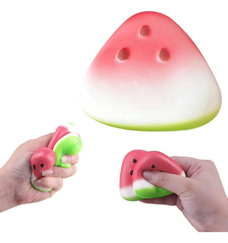 Squishy Juguete De Sandia Antiestrés Apretable Niños Regalo Rojo