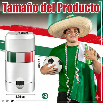 Pintura Facial Stick Bandera México Barra Maquillaje Mundial