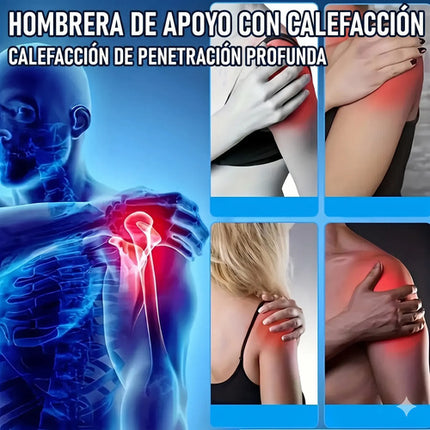 Hombrera Termica Calefacción Y Masaje Soporte Calor Rodilla