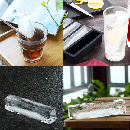 Molde Charola Para Hielo En Barra Mantequilla Rectangular