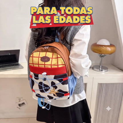 Mochila De Toy Story Woody Preescolar Kinder Disney Vaquera