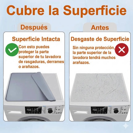 Tapete Protector De Lavadora Secadora Silicona Impermeable