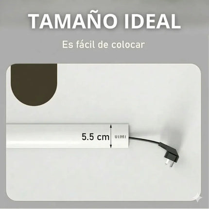1m Organizador Cables Autoadhesivo 5.5cm Canaleta Cableado