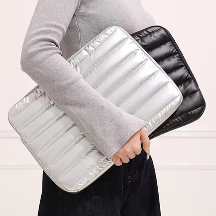 Funda Acolchada Para Laptop 13  Impermeable Puffer Macbook