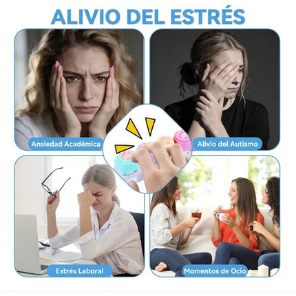 Llavero Fidget Toy Teclado Pata De Gato Antiestrés Clicker