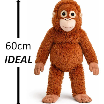 Peluche Chango Orangutan Muñeco Suave Juguete Gorila Niños
