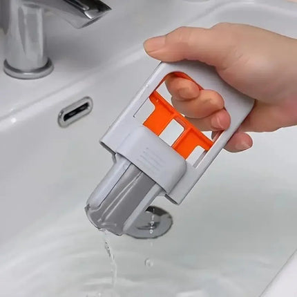 Mini Mopa Trapeador Portátil Plegable Exprimible Absorbente