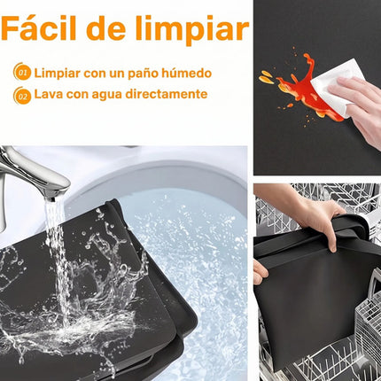 Tapete Protector De Lavadora Secadora Silicona Impermeable