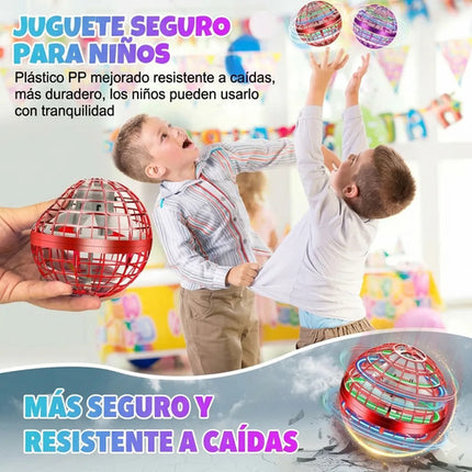 Bola Voladora Boomerang Luz Led Dron Sensor Movimiento Niños