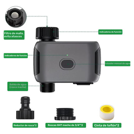 Temporizador De Riego Alexa Automático Inteligente Jardin