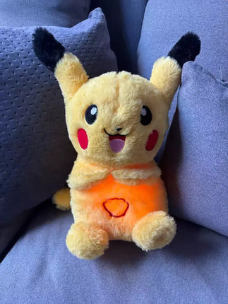 Peluche Respirador De Pikachu Luz Sonido Que Respira Pokemon Amarillo