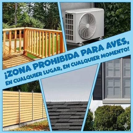 Kit 10 Picos Anti Palomas Púas Repelente Aves Gatos Exterior