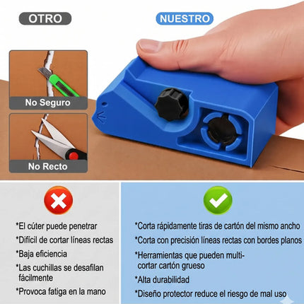 Cortador Cartón Para Hacer Rascador De Gato Manual Multiusos