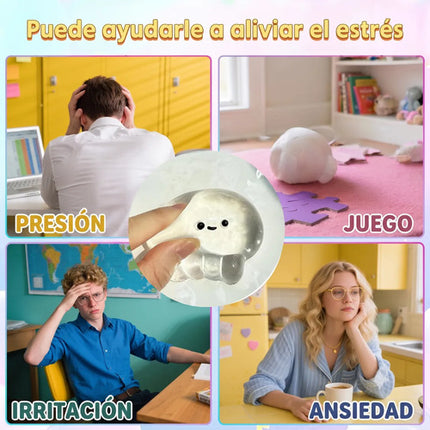 Juguete Antiestrés Medusa Squishy Pulpo Transparente Taba