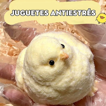 Juguete De Pollito Squishy Mochi Antiestres Relajante Pollo