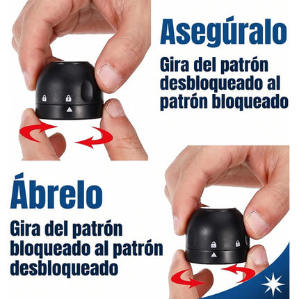 4 Tapones Para Champán Y Vino Espumoso Selladores De Vacío