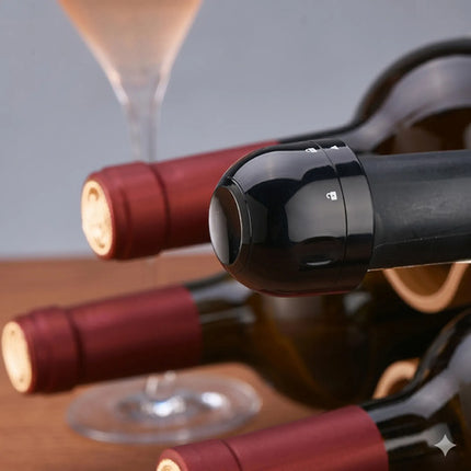 4 Tapones Para Champán Y Vino Espumoso Selladores De Vacío