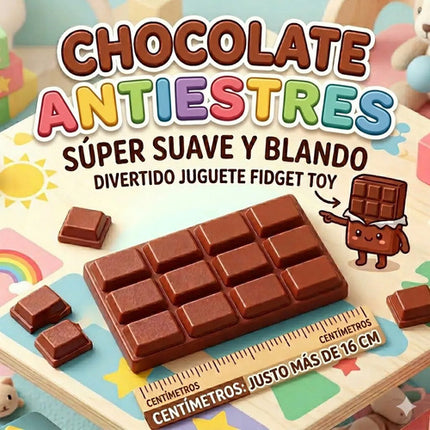 Juguete Antiestrés Squishy Chocolate Grande Relajante Regalo