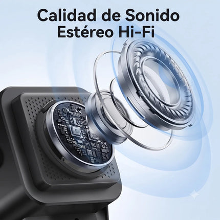 Bocina Inalámbrica Inducción 5 En 1 Soporte Celular Luz Rgb