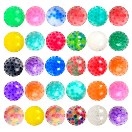 5 Pelotas Squishy Antiestrés Hidrogel 3.5cm Colores Al Azar