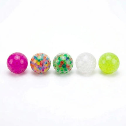 5 Pelotas Squishy Antiestrés Hidrogel 3.5cm Colores Al Azar