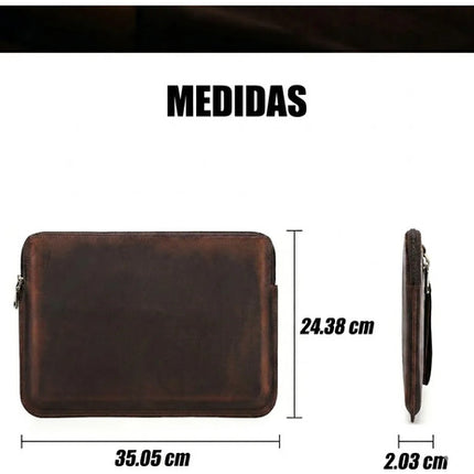 Funda De Piel Genuina Para Macbook Air Pro 13 13.3  Laptops