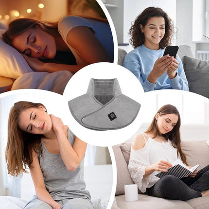 Almohadilla Térmica Eléctrica Para Cuello Hombros Calor Usb