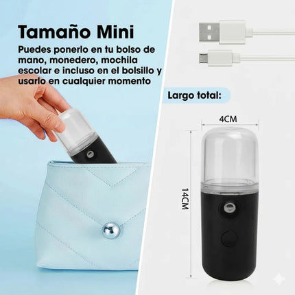 Nano Difusor Vaporizador Facial Portátil Usb Humidificador
