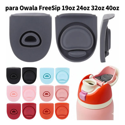 2 Repuestos Tapón Silicona Termo Owala Freesip 19/24/32/40oz