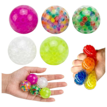 5 Pelotas Squishy Antiestrés Hidrogel 3.5cm Colores Al Azar