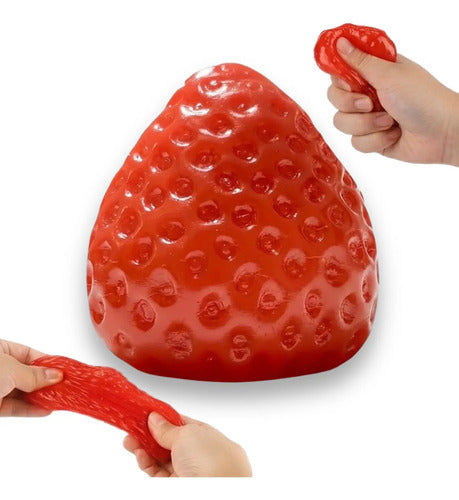 Squishy De Fresa Juguete Antiestrés Silicona Antiestres Taba