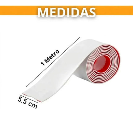 1m Organizador Cables Autoadhesivo 5.5cm Canaleta Cableado
