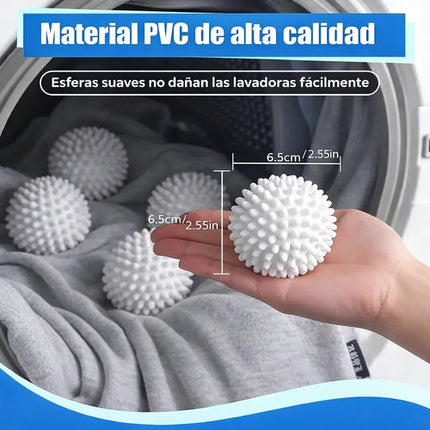 4 Pelotas De Lavado Reutilizables Anti Enredos Y Pelusas
