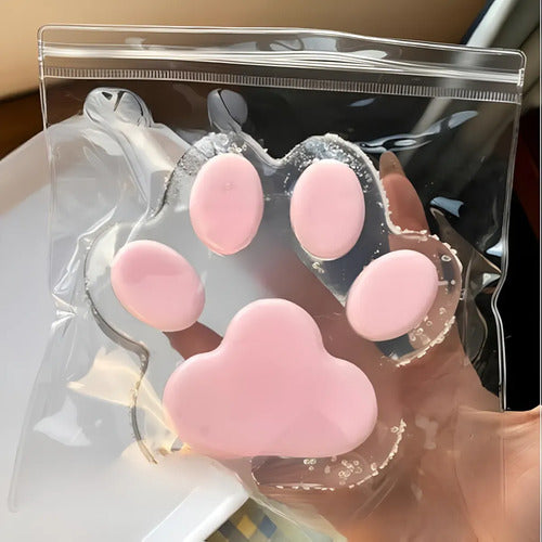 Squishy Pata De Gato Gigante Taba Antiestrés Silicona Kawaii