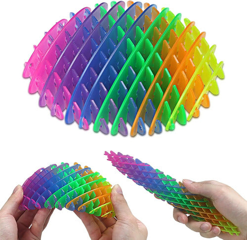 Juguete Sensorial Gusano Antiestrés Fidget Toy Relajante Tdh