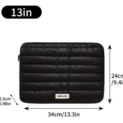 Funda Acolchada Para Laptop 13  Impermeable Puffer Macbook