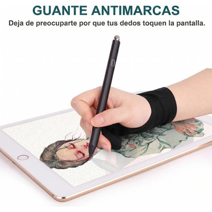 Guante De Dibujo Para Tablet Grafica Ipad Digital Antihuella