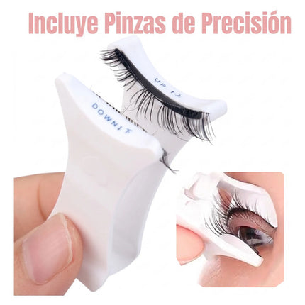 Pestañas Magnéticas Naturales Reutilizables 3d Con Aplicador