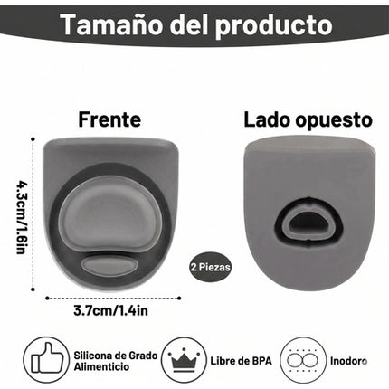 2 Repuestos Tapón Silicona Termo Owala Freesip 19/24/32/40oz