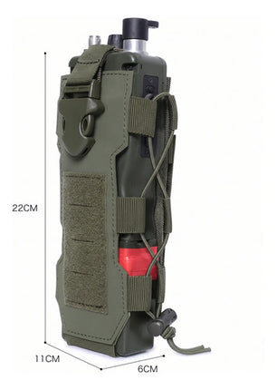 Porta Botella Tactico Molle Porta Radio Sostenedor Mochila