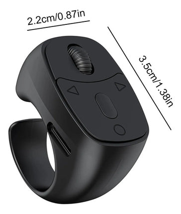Anillo Control Bluetooth Mouse De Dedo Pasa Paginas Celular