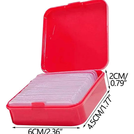60 Cintas Doble Cara Adhesiva Transparente Reutilizable Gel