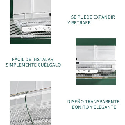 Deflector Cubierta Aire Acondicionado Minisplit Antidirecto Transparente
