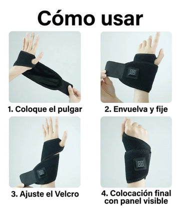 Muñequera Electrica Termica Alivio Tunel Artritis Gym Manos
