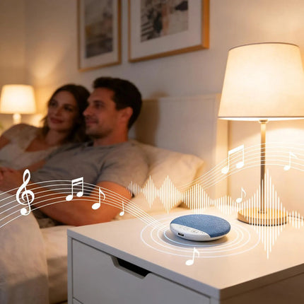 Mini Bocina Para Dormir Ruido Blanco Debajo De Almohada Blanco