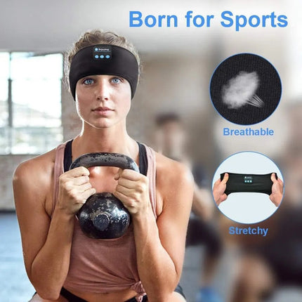 Audífonos Para Dormir Diadema Bluetooth Antifaz Deportivo
