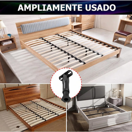 4 Patas Regulables Para Base Cama Soporte Muebles Ajustable